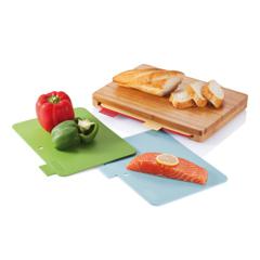 Set de 4 planches à découper écologique | ObjetsEcologiques.com