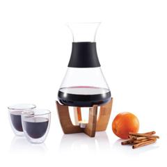 Set pour vin chaud avec verres Glu écologique | ObjetsEcologiques.com