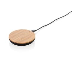 Chargeur à induction 5W Bamboo X écologique | ObjetsEcologiques.com