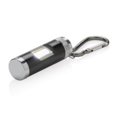 Lampe torche COB avec mousqueton écologique | ObjetsEcologiques.com