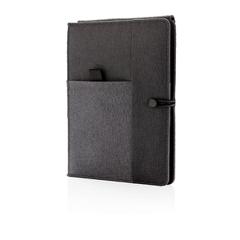 Housse à carnet Kyoto avec 5W chargeur à induction écologique | ObjetsEcologiques.com