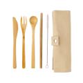 Set de couverts en bambou écologique | ObjetsEcologiques.com